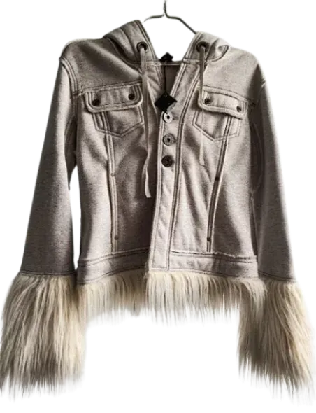 Diesel Fur Mohawk Fur Jacket