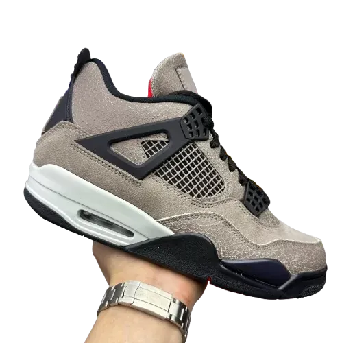 JORDAN 4 BLACK CANVAS