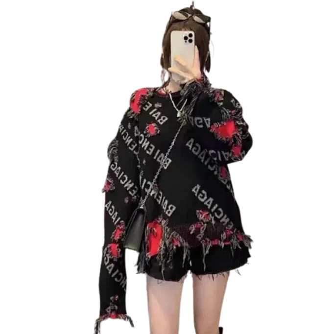 Balenciaga Distressed Sweater