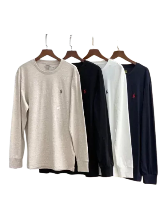 Ralph Lauren Long Sleeve T-shirt (4 Colorways)